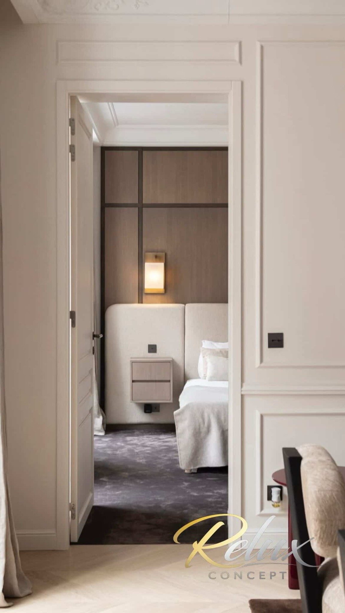 Elegantna soba nakon adaptacije stana u Beogradu